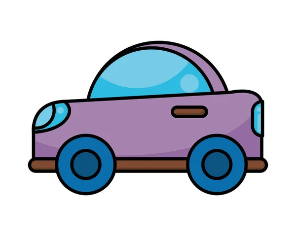 Car child toy flat style icon — Stock Vector