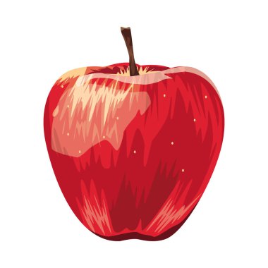 elma taze meyve izole simgesi