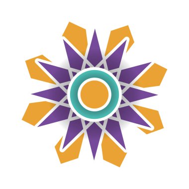 Hindistan mandala raamadan kareem simgesi