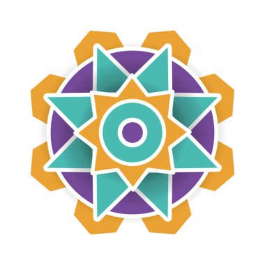 Hindistan mandala raamadan kareem simgesi