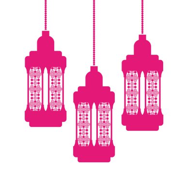 Ramazan Kareem fenerleri simgeleri asıyor