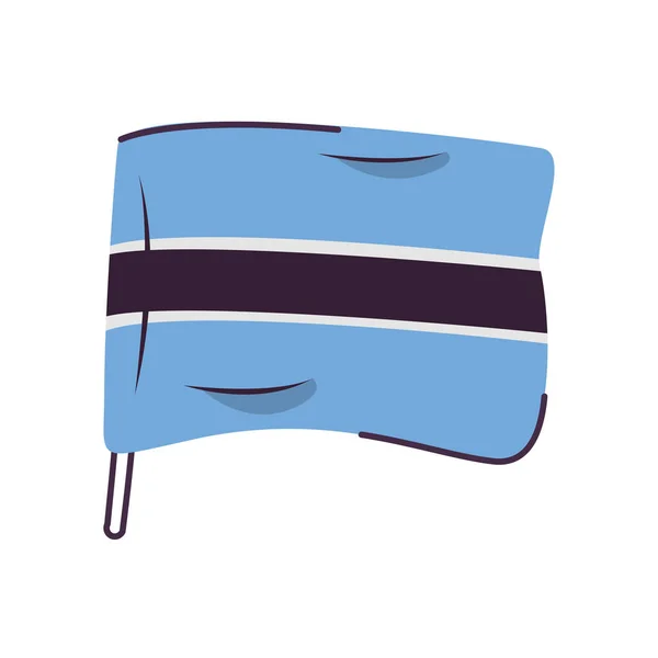 ประเทศธงบอตสวานา — ภาพเวกเตอร์สต็อก