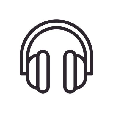 Kulaklık ses satırı biçimi simgesi