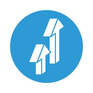 Blok biçim simgesini yukarı doğru oklar