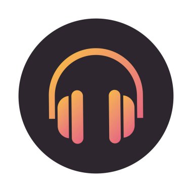 kulaklık sesi blok biçimi simgesi