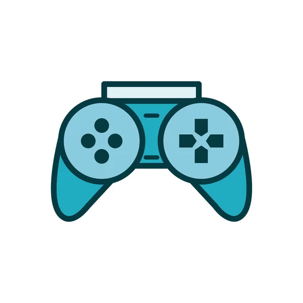 Icono de estilo de línea de control de videojuegos — Vector de stock