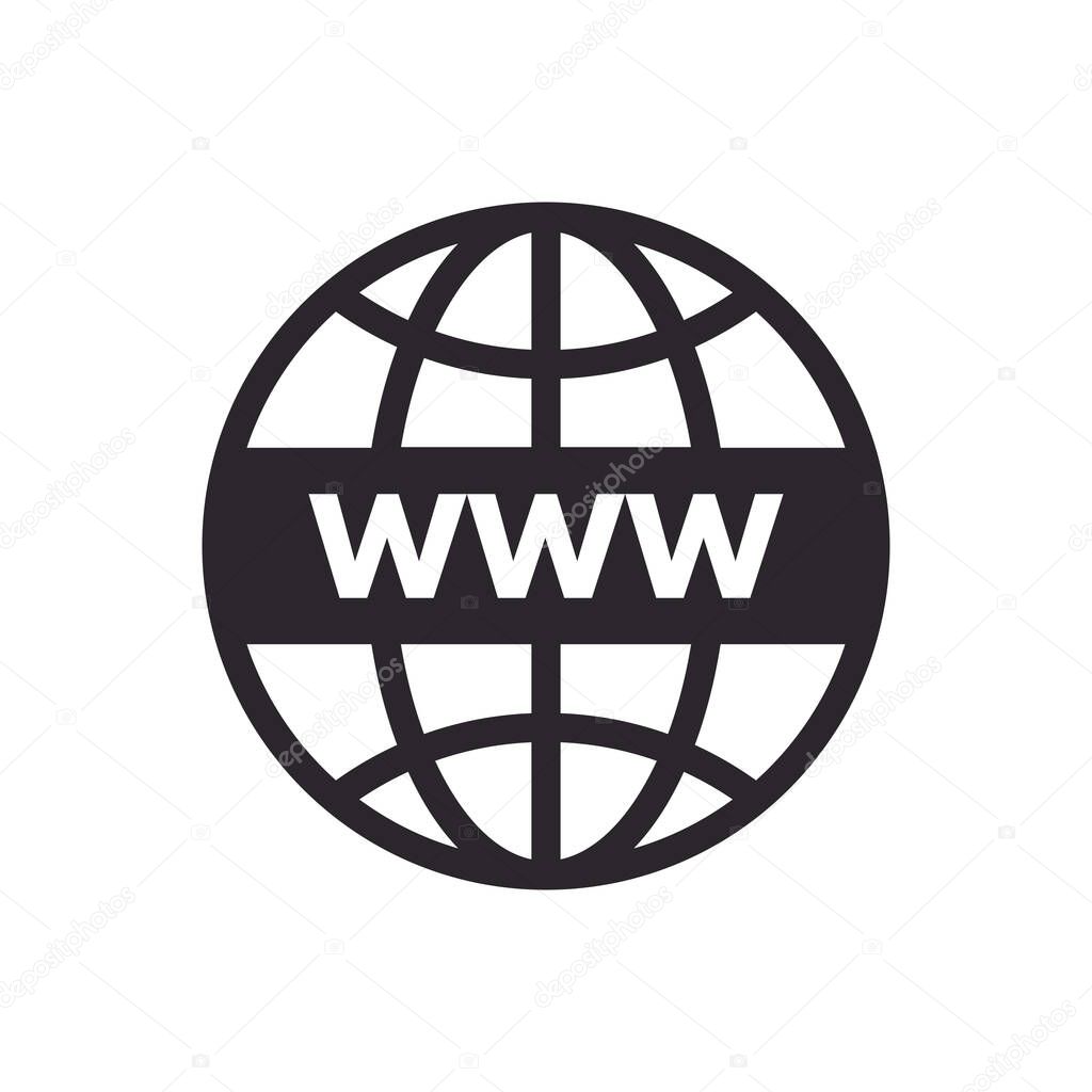 sphere browser globe line style icon
