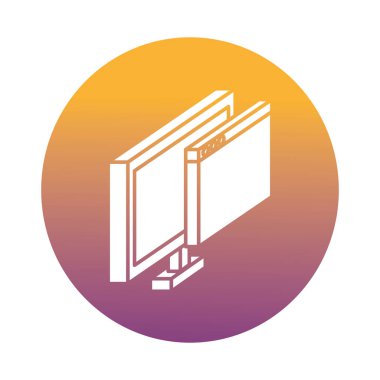 Web sayfası şablon blok biçim simgesine sahip masaüstü