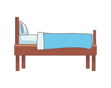 İzole edilmiş simge için yatak evi