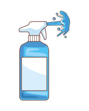 Sıçrama şişesi temizleyici simgesi