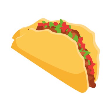 Lezzetli Meksika taco geleneksel yemekleri.