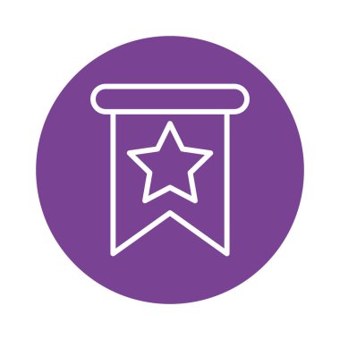 etiket blok biçimi simgesindeki yıldız