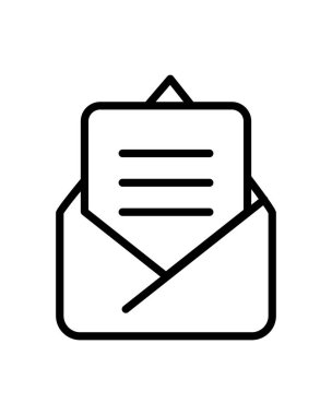 zarf e- posta gönderme biçimi simgesi