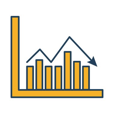 çubuklar ve ok istatistikleri bilgi doldurma biçimi simgesi