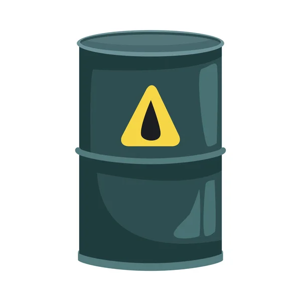 Biohazard Barrel Container isoliert Symbol — Stockvektor