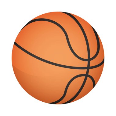 Basketbol balonu spor malzemeleri ikonu
