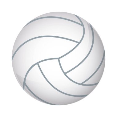 Voleybol balonu spor malzemesi ikonu