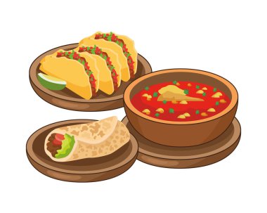 Burrito ve sıklıkla Meksika yemeği.