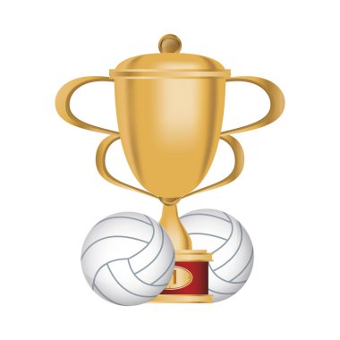 Voleybol kupa ile spor balonları