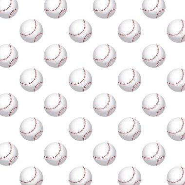 Beyzbol topları spor ekipman deseni