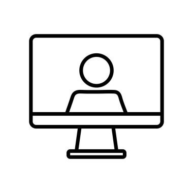 kullanıcı çevrimiçi eğitim çizgisi biçimli masaüstü