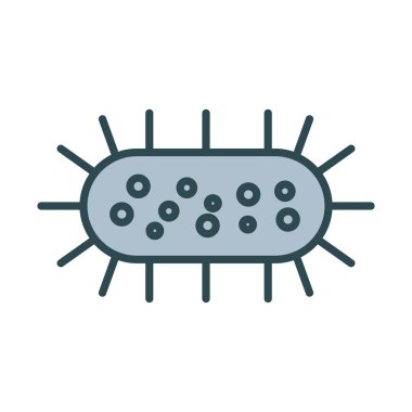 Covid19 biçiminde enfekte hücre doldurma simgesi