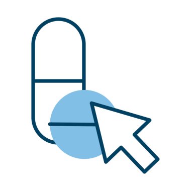 Kapsül sağlığına sahip imleç faresi çevrimiçi yarı satır biçimi