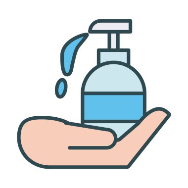 Antibakteriyel sabun şişesi doldurma ikonu