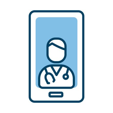 Doktor Sağlıklı akıllı telefon çevrimiçi yarım hat biçimi