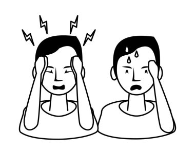 Belirtileri olan kişiler