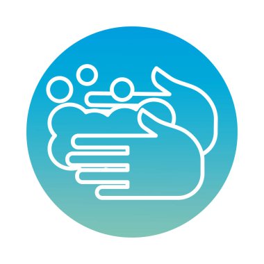 Eller blok biçimi simgesini yıkar