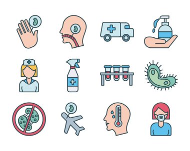 covid19 set simgeleri demeti