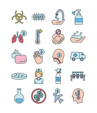 covid19 set simgeleri demeti