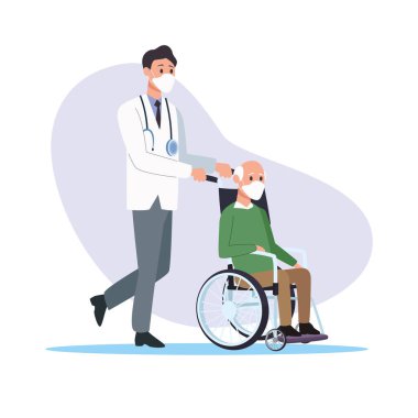 Doktor yaşlı karakterleri koruyor