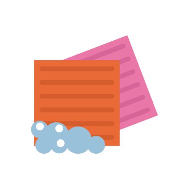 emici havlular düz biçim simgesi