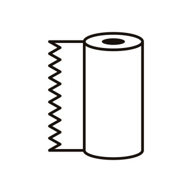 emici havlular rulo satır biçimi simgesi