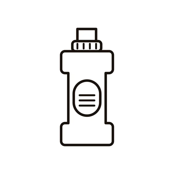 滴水式消毒剂塑料瓶产品 — 图库矢量图片