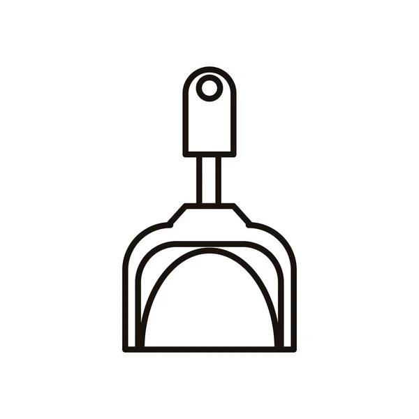 Picker herramienta línea limpia icono de estilo — Archivo Imágenes Vectoriales