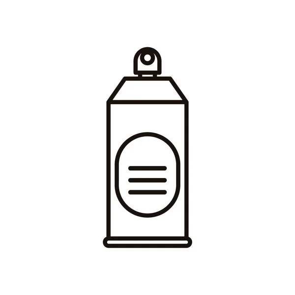 Desinfetante spray garrafa estilo linha de produtos —  Vetores de Stock