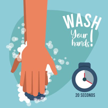 wash your hands campaign poster clipart
