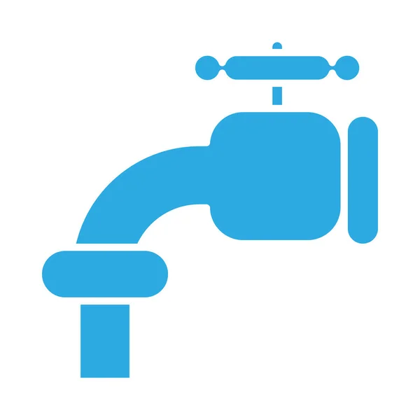 Water tap line style icon — Stock Vector