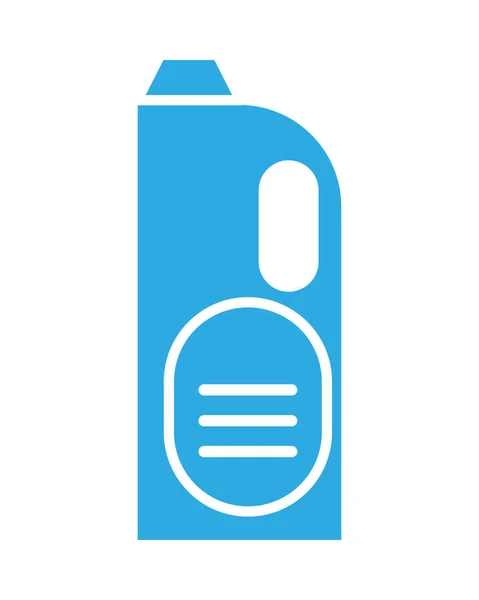Desinfektionsmittel Kunststoff Gallone Flasche Produktlinie Stil — Stockvektor