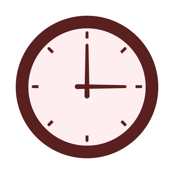 Reloj de tiempo icono aislado — Vector de stock