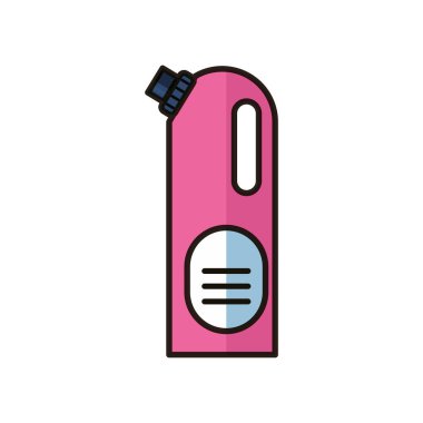 Düz stil dezenfekte edilmiş plastik şişe ürünü.