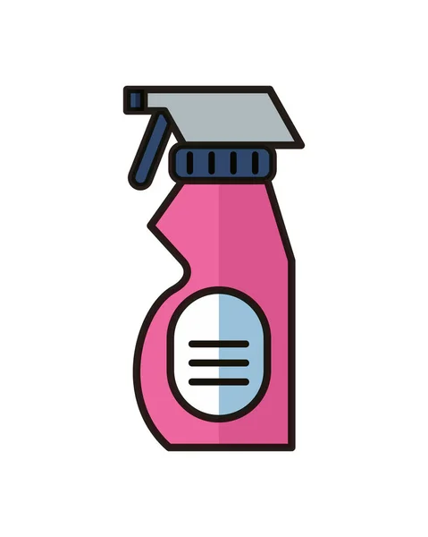 Disinfectant spray bottle product flat style — Stock Vector