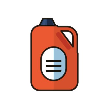 Dezenfektan plastik şişe ürünü düz stil.