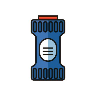 Düz stil dezenfekte edilmiş plastik şişe ürünü.