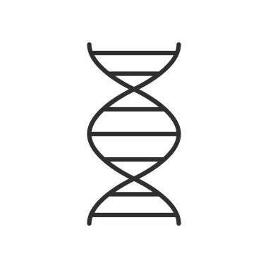 DNA molekül çizgisi biçimi simgesi