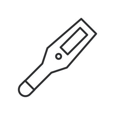 termometre sıcaklık ölçüm çizgisi biçimi