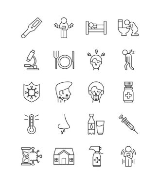 covid19 set simgeleri demeti